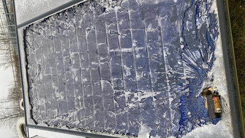 Das SolarHeatGrid - eine Solarthermie-Anlage in Ludwigsburg wird immer wieder beschädigt. 