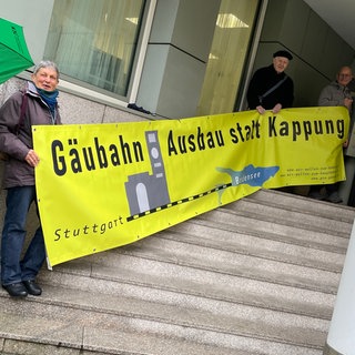 Stuttgart-21-Gegner vor dem Verwaltungsgericht in Stuttgart