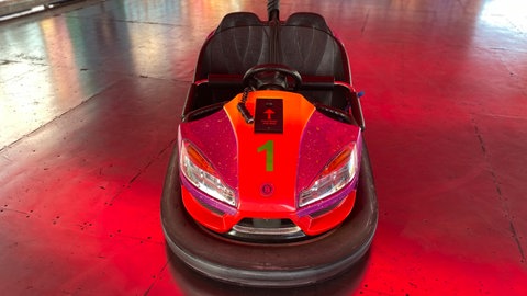 ein barrierefreies Auto beim Autoscooter