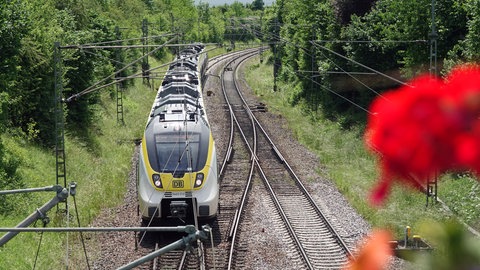 Ein Zug auf der Gäubahn auf Höhe Bondorf (Kreis Böblingen): Von April 2026 an sollen die Verbindungen in Stuttgart-Vaihingen Enden. Fahrgäste sollen dann auf die S-Bahn umsteigen.