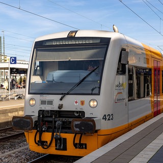 Die Schönbuchbahn verkehrt zwischen Böblingen und Dettenhausen (Kreis Tübingen). Zwischen Weil im Schönbuch und Holzgerlingen hat der Zug am Montag eine junge Frau auf einem E-Scooter erfasst und getötet. (Archivbild) 