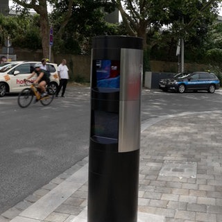 Die Stadt Stuttgart hat auf der Fahrradstraße vor dem Bahnhof Bad Cannstatt einen Blitzer installiert. 