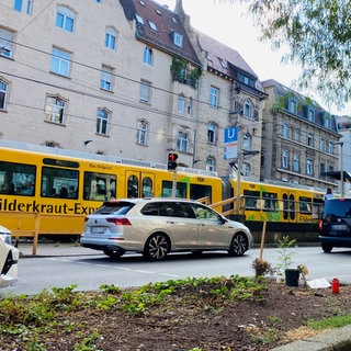Unfallstelle Olgaeck in Stuttgart: Hier soll sobald wie möglich Tempo 30 gelten.