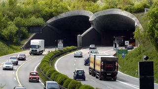 der Kappelbergtunnel bei Fellbach