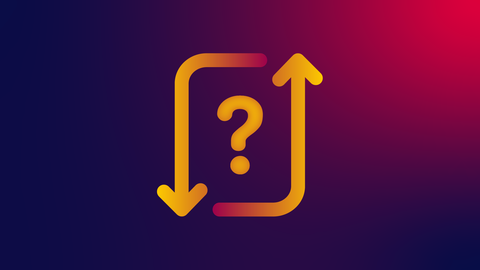 Logo zur Wärmewende mit Pfeilen und warmen Farben