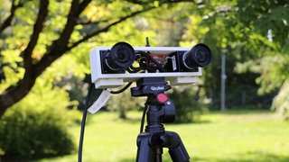 Eine Kamera gesteuert von KI hilft Forschern bei der Beobachtung von Bienen und anderen Insekten. Die Uni Hohenheim hat das System nun ein Jahr lang getestet.