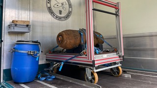 ein 240 Kilogramm schwerer Blindgänger, der in Stuttgart gefunden und entschärft wurde