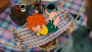 Hier musste das Ludwigsburger Animationsstudio den Pumuckl auf seiner Hängematte animieren.