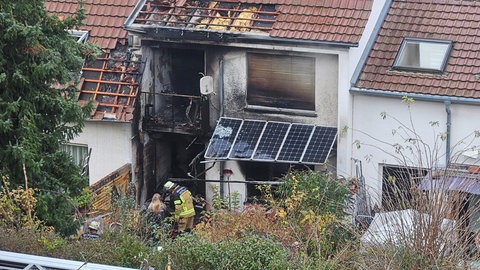 Hausbrand in Stuttgart-Hedelfingen