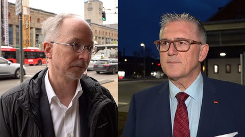Matthias Gastel von den Grünen (links) und Michael Donth von der CDU sind im Bundestag die bahnpolitischen Sprecher ihrer Fraktionen.