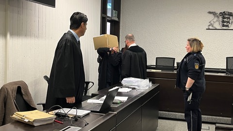 Angeklagte vor Gericht
