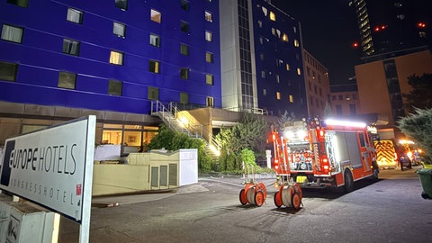 Brand in Hotel in Stuttgart-Feuerbach