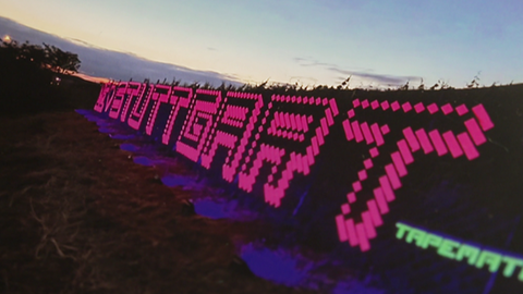 We love Stuttgart-Schriftzug am Pragsattel Stuttgart