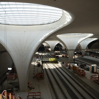 die neue Halle des Tiefbahnhofs Stuttgart 21 (Archivbild)