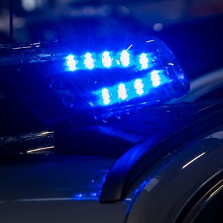 Blaulichter auf einem Polizeiauto (Symbolbild) - In Stuttgart beginnt der Prozess gegen mutmaßliche Pedo-Hunter