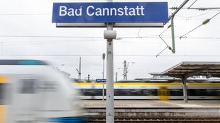 eine S-Bahn und eine Regionalbahn im Bahnhof Stuttgart-Bad Cannstatt (Archivbild)