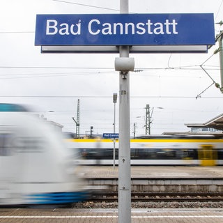 eine S-Bahn und eine Regionalbahn im Bahnhof Stuttgart-Bad Cannstatt (Archivbild)