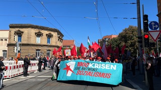 Demonstrationszug in Stuttgart 