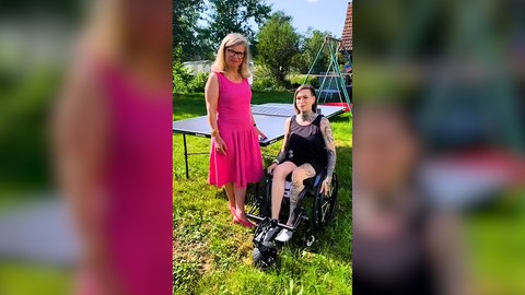 Rollstuhlfahrerin