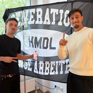 Die Jungen Arbeiter: Mohammed-Ali Akyüz, Marcel-Dennis Çiğ, und Theo Chawe