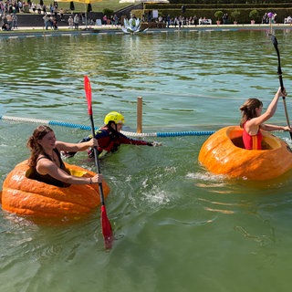 Kürbis-Regatta im Blühenden Barock Ludwigsburg