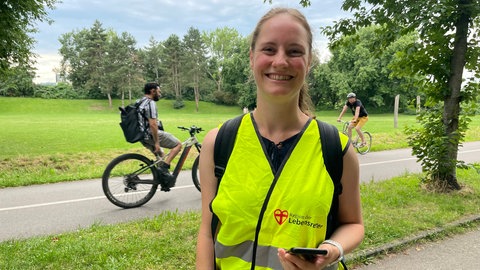 Ersthelferin Anna-Maria Waibel