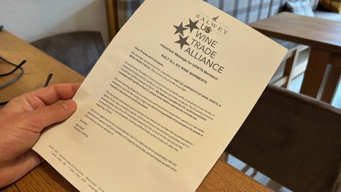 Zölle auf Wein versetzen die französischen und deutschen Winzer in Sorge