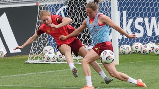 Das Fußball-Nationalteam bereitet sich auf die Frauen-EM in der Schweiz vor