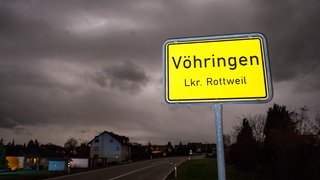 Ortsschild von Vöhringen