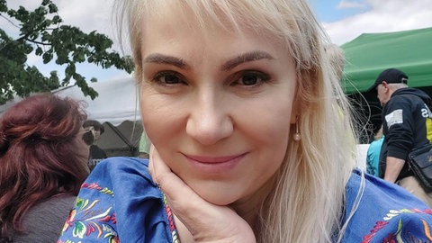 Svitlana Los aus Luhansk ist vor dem Krieg nach Südbaden geflohen