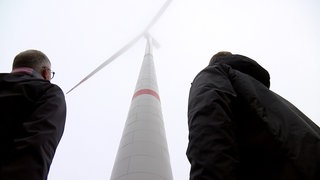 Das neue Windrad der Ettenheimer Bürgerenergie Genossenschaft im Schwarzwald.