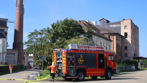 Feuer in der früheren "Rubin-Mühle" in Gengenbach