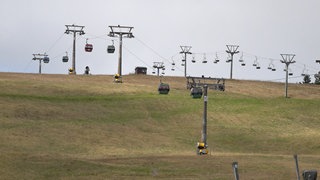Die (noch) grünen Hänge am Feldberg