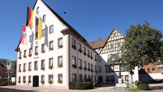 Das Rathaus in Furtwangen im Schwarzwald