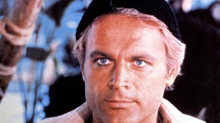 Schauspieler Terence Hill Blick mit blauen Augen