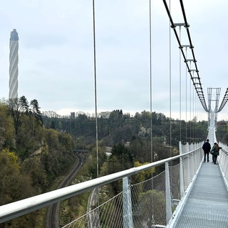 Hängebrücke Neckarline in Rottweil
