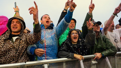 Prächtige Stimmung bei den 65.000 Menschen auf dem Southside.