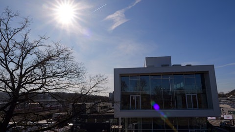 Das Neue Kunstmuseum Tübingen von außen. Es wurde innerhalb kürzester Zeit gebaut.