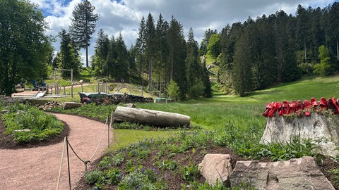 Ein neuer Spielplatz bei der Gartenschau Freudenstadt und Baiersbronn.