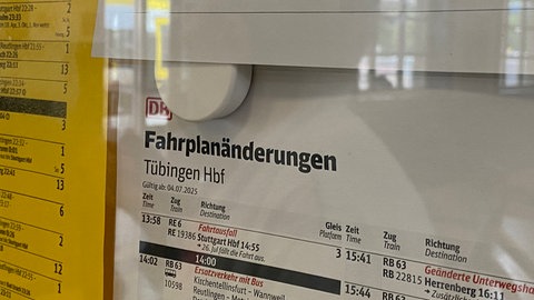 Zugausfälle - auch in den Sommerferien 2025 wird es wieder zu Fahrplanänderungen kommen