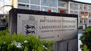 Außenaufnahme des Amtsgericht PforzheimLandgericht Karlsruhe. Das Landgericht hat Ex-Bürgermeisterkandidat Sven Christmann wegen Bestechlichkeit freigesprochen.