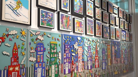 Bildergalerie von James Rizzi. Am Wochenende beginnt die große Jubileumsausstellung von James Rizzi in Tübingen.