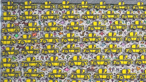 Kunstwerk von James Rizzi. Am Wochenende beginnt die große Jubileumsausstellung von James Rizzi in Tübingen.