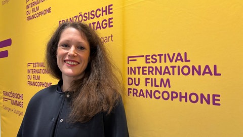 Lisa Haußmann, Leiterin 42. Französische Filmtage Tübingen im Presseclub im SWR Studio Tübingen 