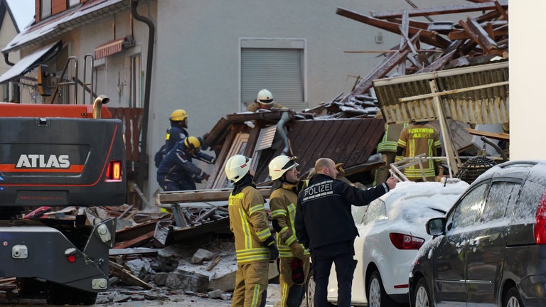 Großeinsatz in Albstadt-Tailfingen: So sieht es nach der Explosion aus
