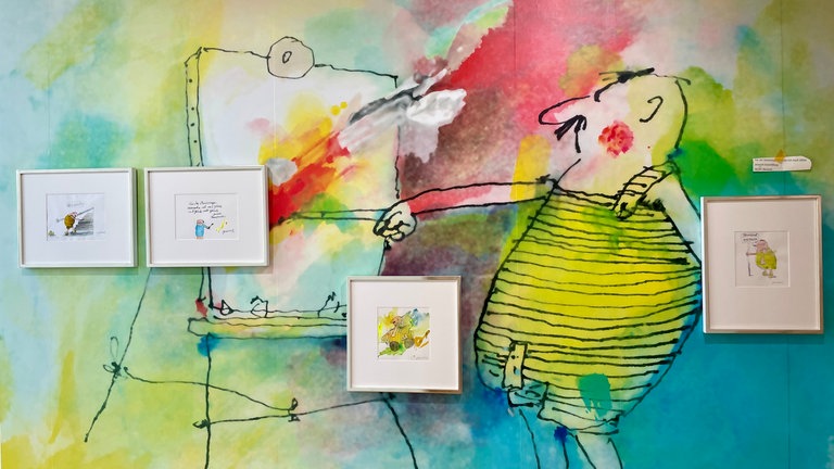 Herr Wondrak ist das Alter Ego des Künstlers Janosch. Zu dessen 95. Geburtstag am 11. März veranstaltet das Neue Kunstmuseum Tübingen eine Sondeschau.