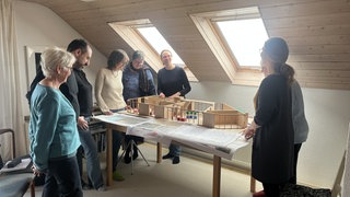 Planungen für das große Mehrgenerationenhaus mit 30 Wohnungen in Gomaringen: Eine Arbeitsgruppe macht sich Gedanken über die Gemeinschaftsräume. 