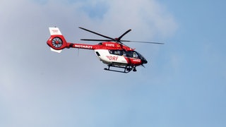 Ein DRF Rettungshubschrauber (Symbolbild).