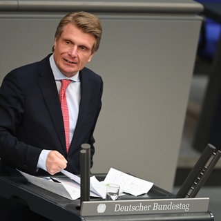 Thomas Bareiß (CDU) hält eine Rede im Bundestag. (Archivbild)