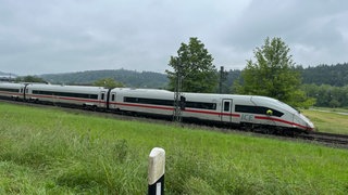 Der entgleiste ICE konnte selbständig nach Schwäbisch Gmünd fahren.